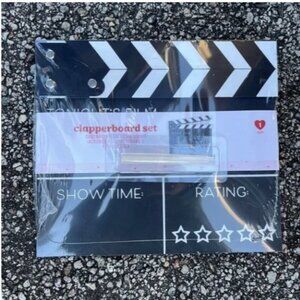 Movie Night Clapperboard Chalk Clapboard Cut Scene LA Hollywood Film TV Tik Tok